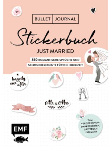 Michael Fischer Buch - Bullet Journal - Stickerbuch Just married: 850 romantische Sprüche
