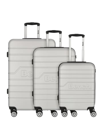 Bench Seattle 4 Rollen Kofferset 3-teilig in silber