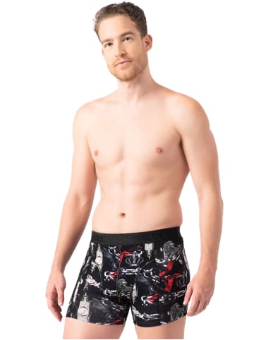 Muchachomalo 2er-Set: Boxershorts in Multicolor/Red