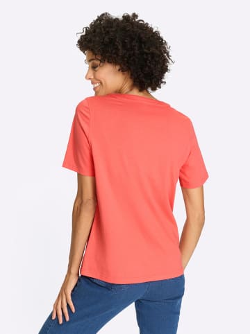 Sieh an! Kurzarmshirt in koralle