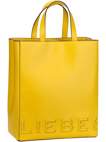 LIEBESKIND BERLIN Handtasche Paper Bag Logo M in Lemon