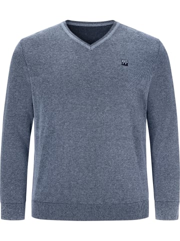 Jan Vanderstorm Pullover KEIMO in blau melange