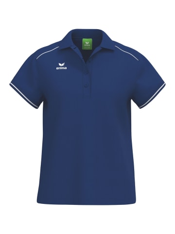 erima Damen Poloshirt in new navy/weiss