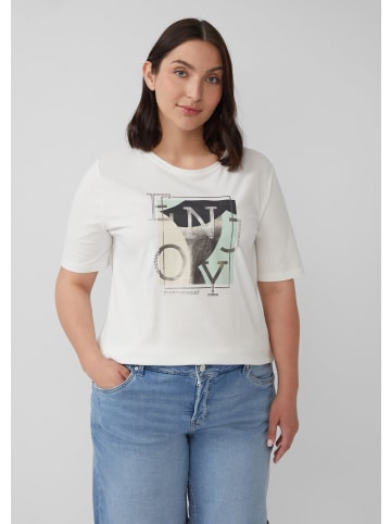 s.Oliver T-Shirt in 02D1_creme