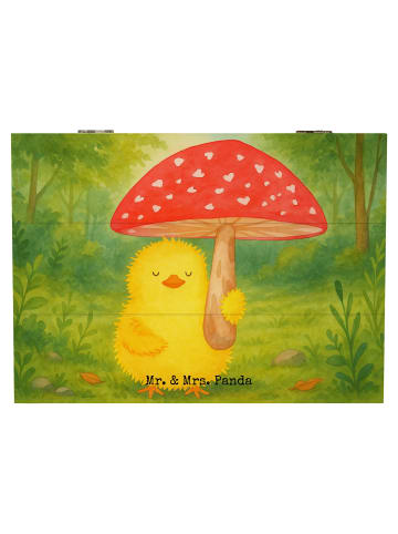 Mr. & Mrs. Panda Aufbewahrungsbox Küken Fliegenpilz Design ohne ... in Weiß