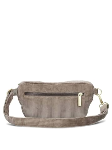Zwei Mademoiselle MH4 - Gürteltasche 25 cm (leo) in cord-mocca
