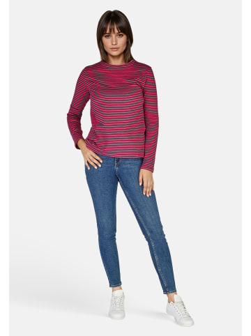 Salzhaut Rundhalspullover für Damen in marineblau