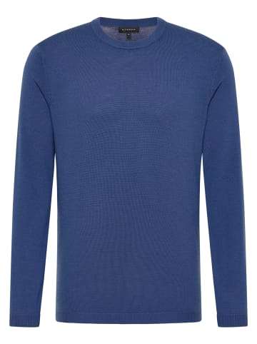 Eterna Strick Pullover in blau