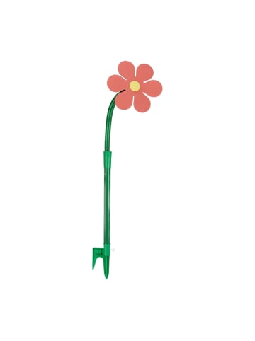 relaxdays 2er Set: Sprinkler Blume in Rot/Gelb