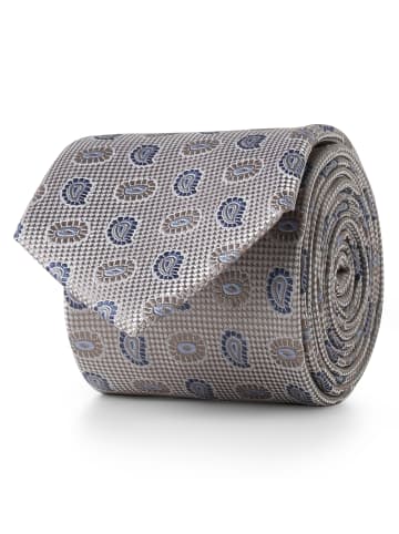 Andrew James Seidenkrawatte in taupe - 0004