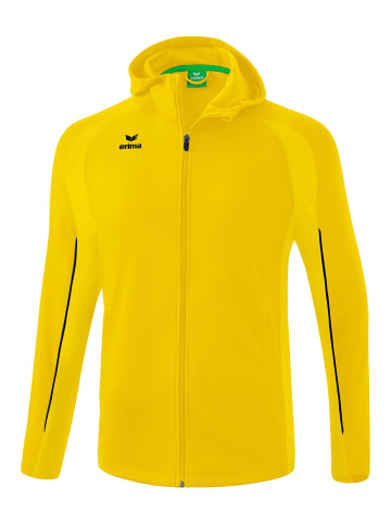 erima Liga Star Trainingsjacke mit Kapuze in gelb/schwarz