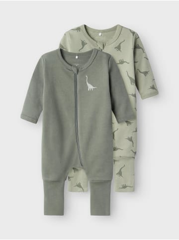 name it 2er-Pack Schlafanzug in Agave Green