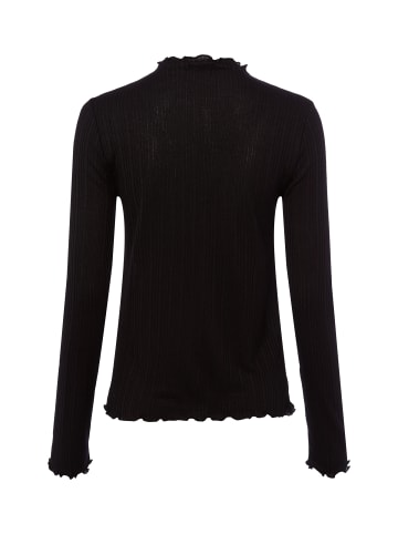 OPUS Langarmshirt in schwarz