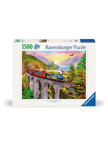 Ravensburger Puzzle 1.500 Teile Erwachsenenpuzzle 1500 Teile - Zugfahrt im Herbst Ab 14 Jahre in bunt