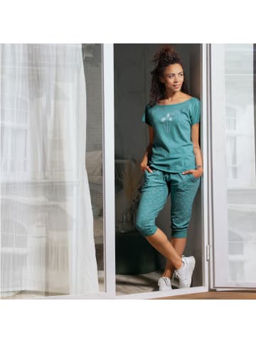 REDBEST Single-Jersey Schlafanzug in jade