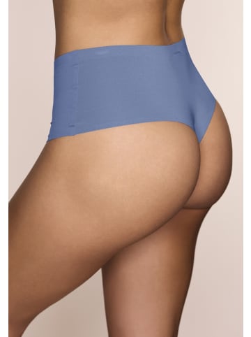 LASCANA High-Waist-String in navy / blau