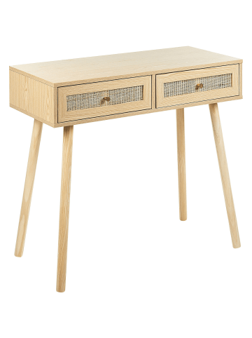 Beliani Konsolentisch ODELL in Braun - (W) 88 x (H) 79 x (L) 40 cm