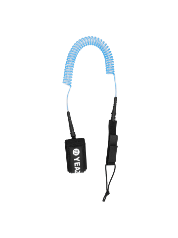 YEAZ NUI sicherheitsleine/leash für sup in transparent / hellblau