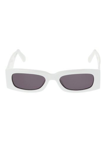 GCDS Unisex Sonnenbrillen Rechteck Weiß