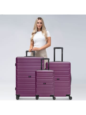Redolz Essentials 08 3-SET 4 Rollen Kofferset 3-teilig in purple