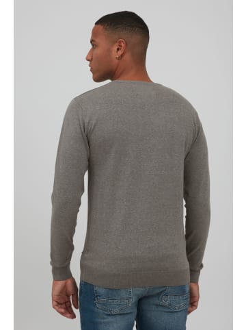 INDICODE Strickpullover IDErnesto 35424MM Strickpulli aus Feinstrick in Grau