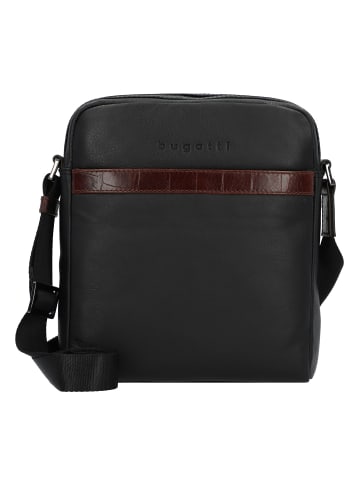 Bugatti Corso DeLuxe Umhängetasche Leder 22 cm schwarz