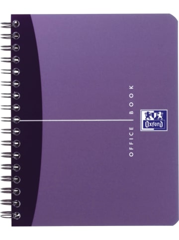 Oxford Spiralbuch Office Optik Paper 90 g/qm A6 5mm kariert 90