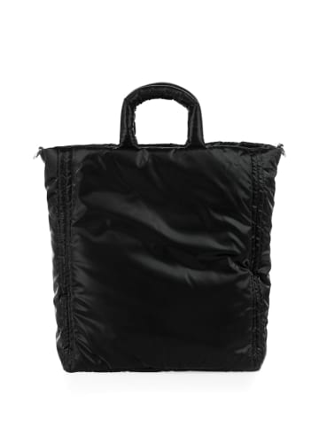 MARC CAIN Großer Shopper mit Leo-Schulterriemen in Schwarz