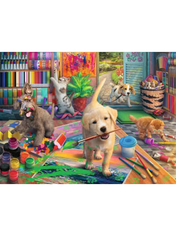 Ravensburger Ravensburger Puzzle 750 Teile Tierische Künstler in bunt
