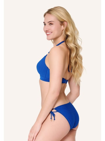 Linga Dore slip mit Schnur Bikini in blau