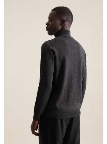 Seidensticker Quarter Zip Regular in Grau