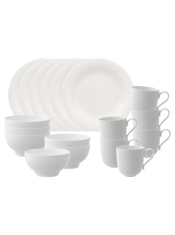 Villeroy & Boch 18er Set Frühstücks-Set New Cottage Basic in weiß