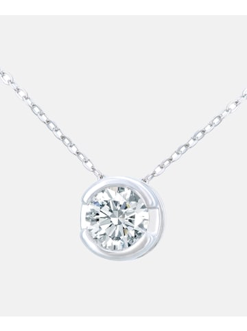 Diamant L'éternel Halskette mit Anhänger aus 375 Weißgold mit Diamant