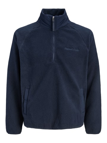 Jack & Jones Fleece Sweatshirt in Sky Captain