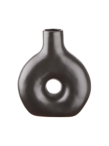 Butlers Vase Höhe 20cm LOOP in Schwarz