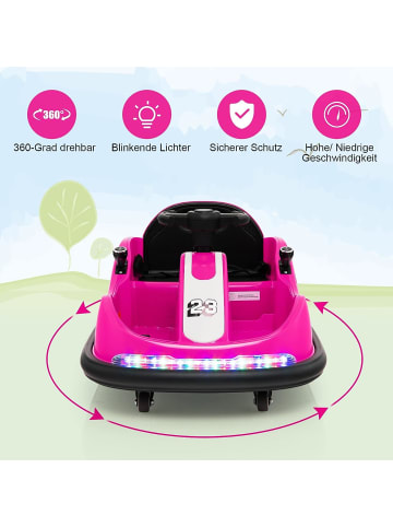 COSTWAY 12V Elektro Autoscooter in Rosa