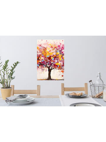 OnlyWow Wandtattoo Farbiger Baum