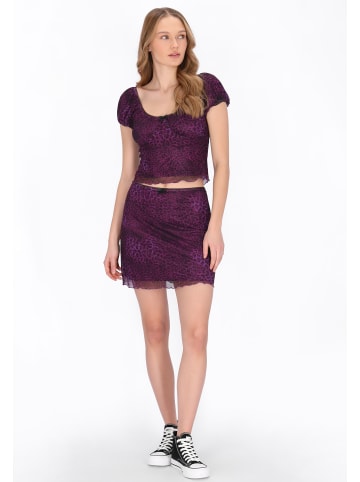 myMo Women Blouse in purple black