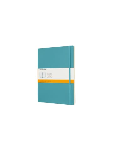 Moleskine Notizbuch mit weichem Einband, Liniert "Classic" in Riff Blau