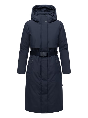 Navahoo Wintermantel Waldbummler 14 in Navy