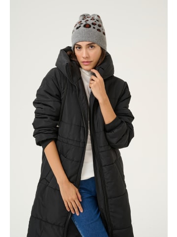 Kaffe Kapuze KAmae Regular fit in Grey Mel./Animal Knit pattern