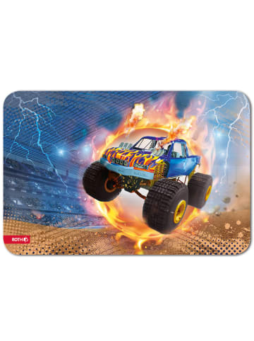 ROTH Schreibtisch- und Malunterlage Monstertruck in Orange