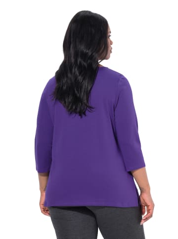 Ulla Popken Shirt in dunkle lilie