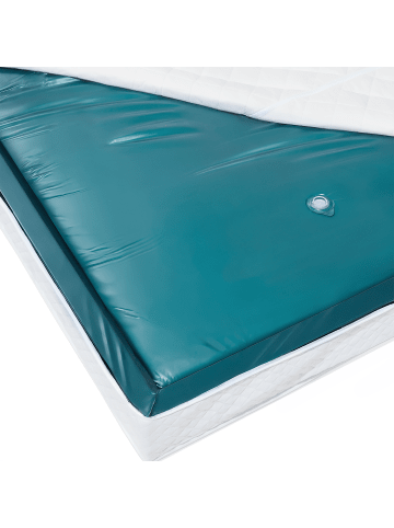 Beliani Wasserbettmatratze MONO in Blau - (W) 180 x (H) 20 x (L) 200 cm