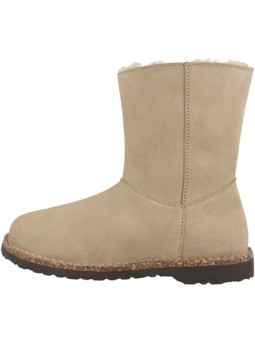 Birkenstock Boots Uppsala Zip Shearling Veloursleder normal in beige
