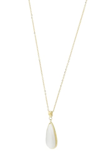 Adeliás Damen Halskette mit Anhänger – aus Edelstahl in gold