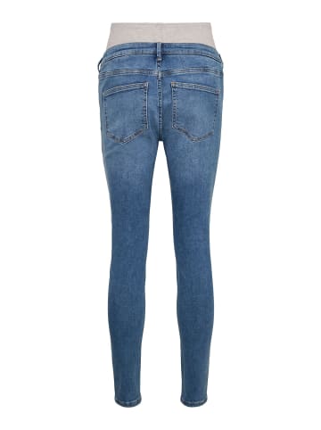 Vero Moda Umstandsjeans mit Skinny Fit in Medium Blue Denim