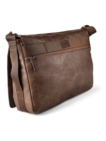 Camel Active Traces Messenger Leder 38.5 cm Laptopfach in brown