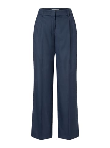 More & More weite Stoffhose Businesslook in marine