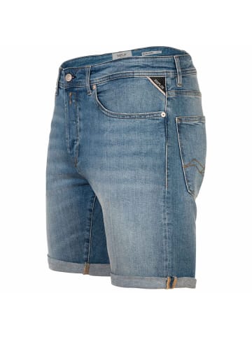 Replay Bermuda-Shorts in Mittelblau